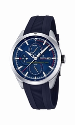 Festina Watches : F16829/2 Blue Dial Rubber Band Men Watch