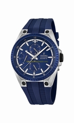 Festina Watches : F16834/2 Blue Dial Stainless Steel Plated Men Watch
