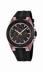Festina Watches : F16836/1 Quartz Multifunction Dial Black Silicone Men Watch