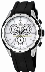 Festina Watches : F16838/1 Quartz Chronograph Black Rubber Men Watch