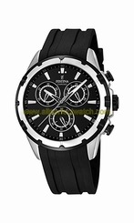 Festina Watches : F16838/2 Quartz Chronograph Black Rubber Men Watch