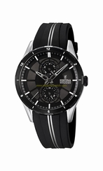Festina Watches : F16841/1 Black Dial Rubber Band Men Watch