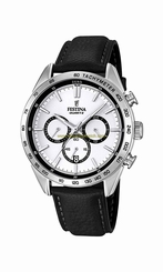 Festina Watches : F16844/1 White Dial Stopwatch Men Watch