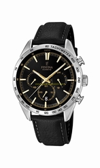 Festina Watches : F16844/3 Black Dial Stopwatch Men Watch
