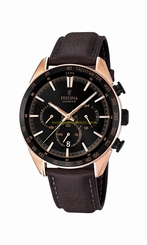 Festina Watches : F16846/1 Black Dial Stopwatch Men Watch