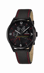 Festina Watches : F16849/2 Black Dial Nylon Band Men Watch