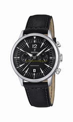 Festina Watches : F16870/4 Black Dial Stopwatch Men Watch