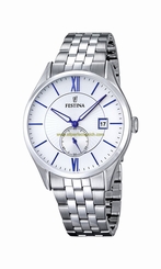 Festina Watches : F16871/1 Silver Dial Stainless Steel Band Men Watch