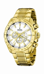 Festina Watches : F16878/1 Quartz Chronograph Date Stainless Steel Men Watch