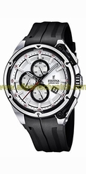 Festina Watches : F16882/1 Quartz Chronograph Date Black Rubber Men Watch