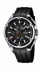Festina Watches : F16882/4 Black Dial Rubber Band Men Watch