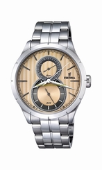 Festina Watches : F16891/4 Beige Dial 24 Hour Display Men Watch