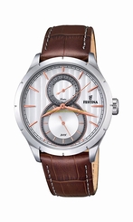 Festina Watches : F16892/2 Silver Dial 24 Hour Display Men Watch