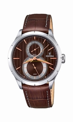 Festina Watches : F16892/5 Brown Dial 24 Hour Display Men Watch