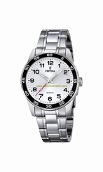 Festina Watches : F16905/1 Silver Dial Luminous Hands Men Watch