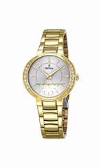 Festina Watches : F16910/1 Silver Dial Other Material Band Women Watch