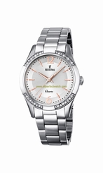 Festina Watches : F16913/1 Silver Dial Stainless Steel Women Watch