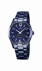 Festina Watches : F16915/1 Blue Dial Stainless Steel Plated Women Watch