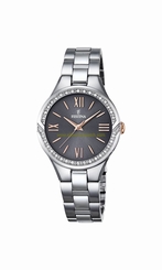 Festina Watches : F16916/2 Quartz Analog Stainless Steel Women Watch
