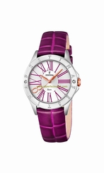 Festina Watches : F16929/2 Quartz Analog Purple Leather Men Watch