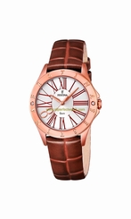 Festina Watches : F16930/3 Silver Dial Calfskin Band Men Watch