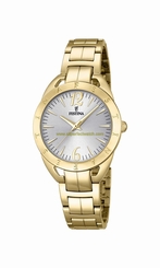 Festina Watches : F16934/1 Silver Dial Stainless Steel Plated Women Watch