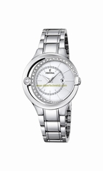 Festina Watches : F16947/1 Silver Dial Other Material Band Men Watch