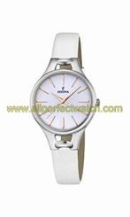 Festina Watches : F16954/1 Quartz Analog White Leather Women Watch