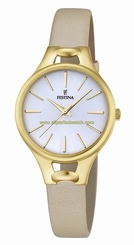 Festina Watches : F16955/1 Quartz Analog Leather Women Watch