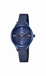 Festina Watches : F16961/2 Blue Dial Stainless Steel Plated Women Watch
