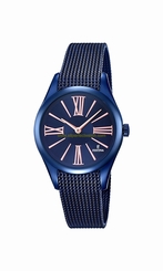 Festina Watches : F16963/1 Blue Dial Stainless Steel Plated Women Watch