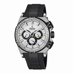 Festina Watches : F16970/1 Silver Dial Stainless Steel Band Men Watch