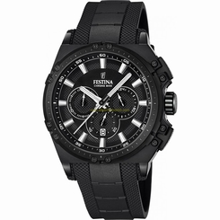 Festina Watches : F16971/1 Black Dial Stainless Steel Band Men Watch