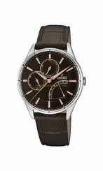 Festina Watches : F16974/2 Brown Dial Stainless Steel Men Watch