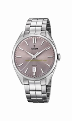 Festina Watches : F16976/3 Off-white Dial Stainless Steel Men Watch
