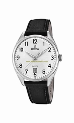 Festina Watches : F16977/1 Silver Dial Luminous Hand Men Watch