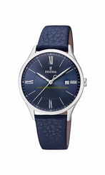 Festina Watches : F16978/3 Blue Dial Stainless Steel Men Watch