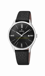 Festina Watches : F16978/4 Black Dial Stainless Steel Men Watch