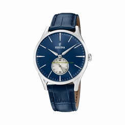 Festina Watches : F16979/3 Quartz Analog Blue Leather Men Watch
