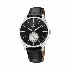 Festina Watches : F16979/4 Quartz Analog Black Leather Men Watch