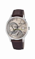 Festina Watches : F16983/2 Beige Dial Stainless Steel Men Watch