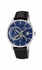 Festina Watches : F16983/3 Blue Dial Stainless Steel Men Watch