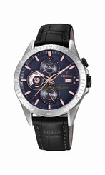 Festina Watches : F16990/2 Blue Dial Stainless Steel Men Watch