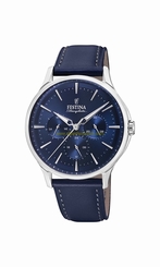 Festina Watches : F16991/3 Blue Dial Stainless Steel Men Watch