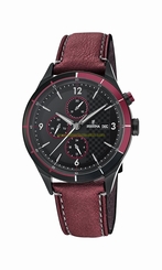 Festina Watches : F16994/3 Black Dial Stainless Steel Plated Men Watch