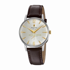 Festina Watches : F20248/2 Quartz Analog Brown Leather Women Watch
