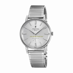 Festina Watches : F20250/1 Silver Dial Stainless Steel Women Watch