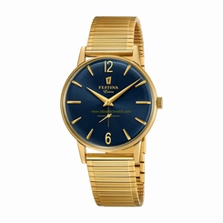 Festina Watches : F20251/4 Blue Dial Stainless Steel Men Watch