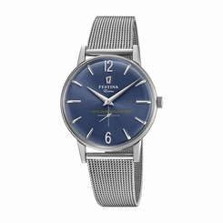 Festina Watches : F20252/3 Blue Dial Stainless Steel Plated Men Watch