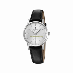 Festina Watches : F20254/1 Silver Dial Leather Women Watch